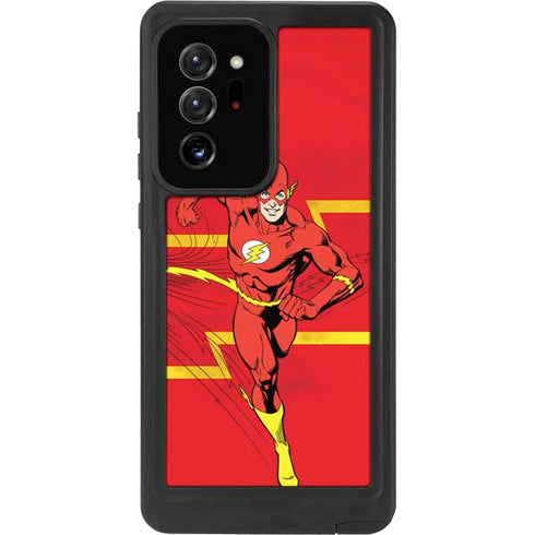 DC Comics The Flash Classic Art Running Pose Galaxy Note20 Ultra 5G Waterproof Case